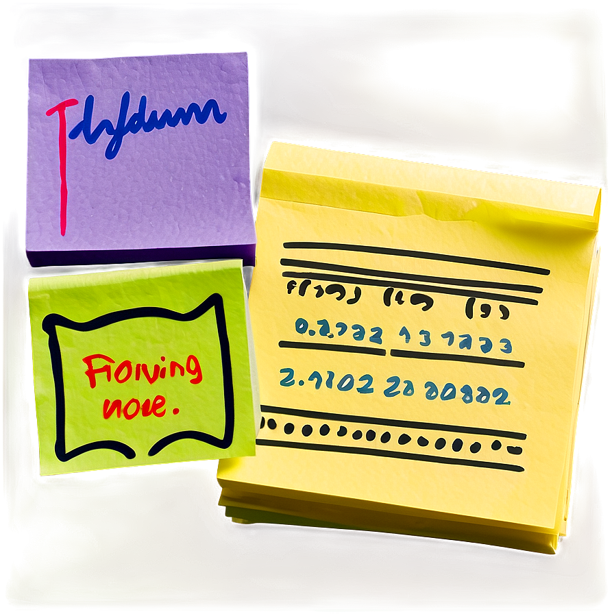 Creative Post It Note Png Fnr12 PNG Image