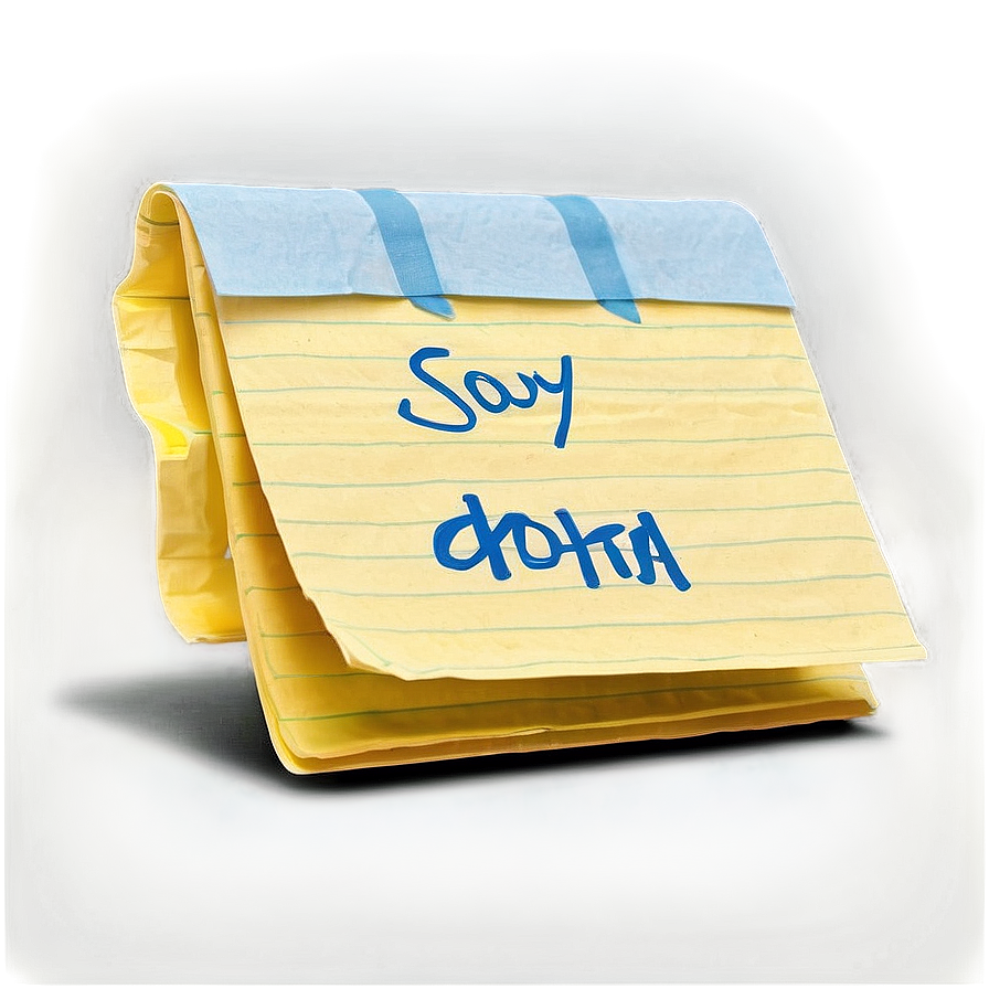 Creative Post It Note Png Rbg19 PNG Image