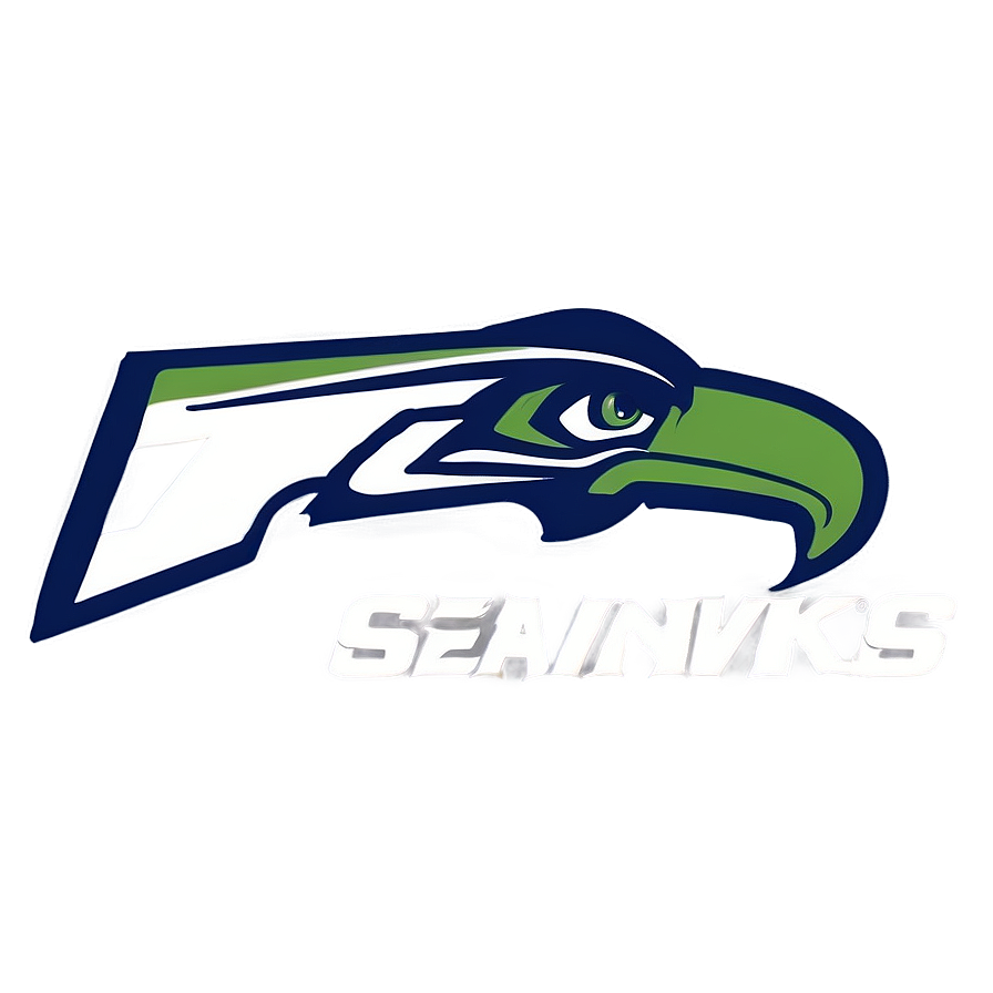 Creative Seahawks Logo Interpretation Png Haw25 PNG Image