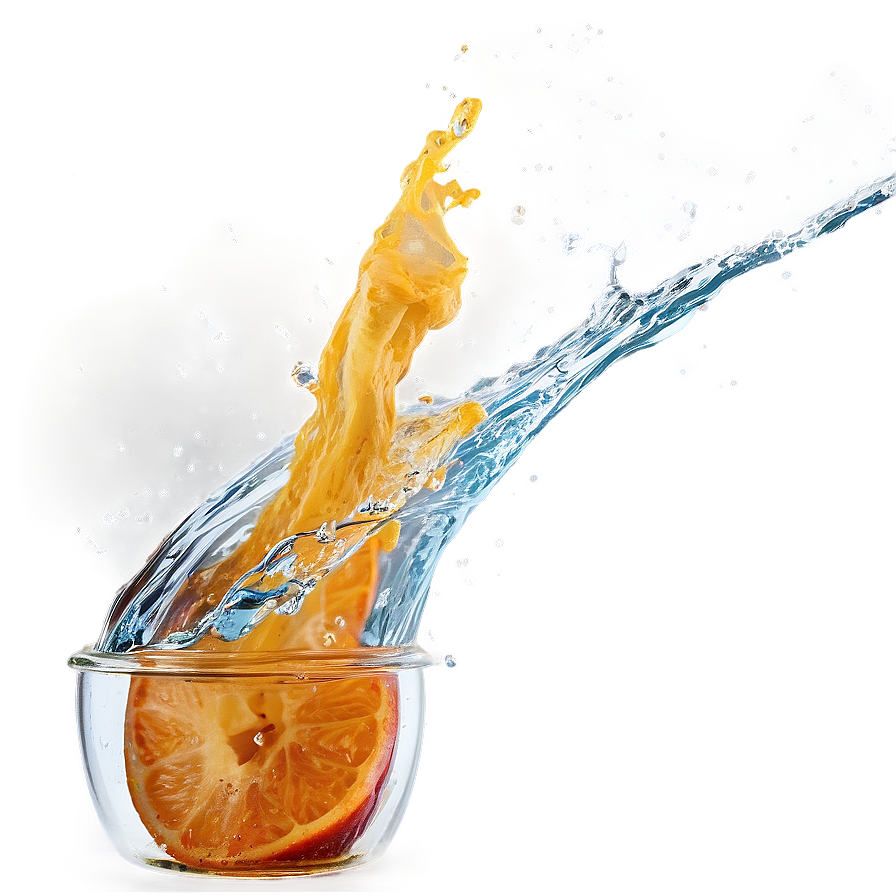 Creative Water Splash Png Had PNG Image