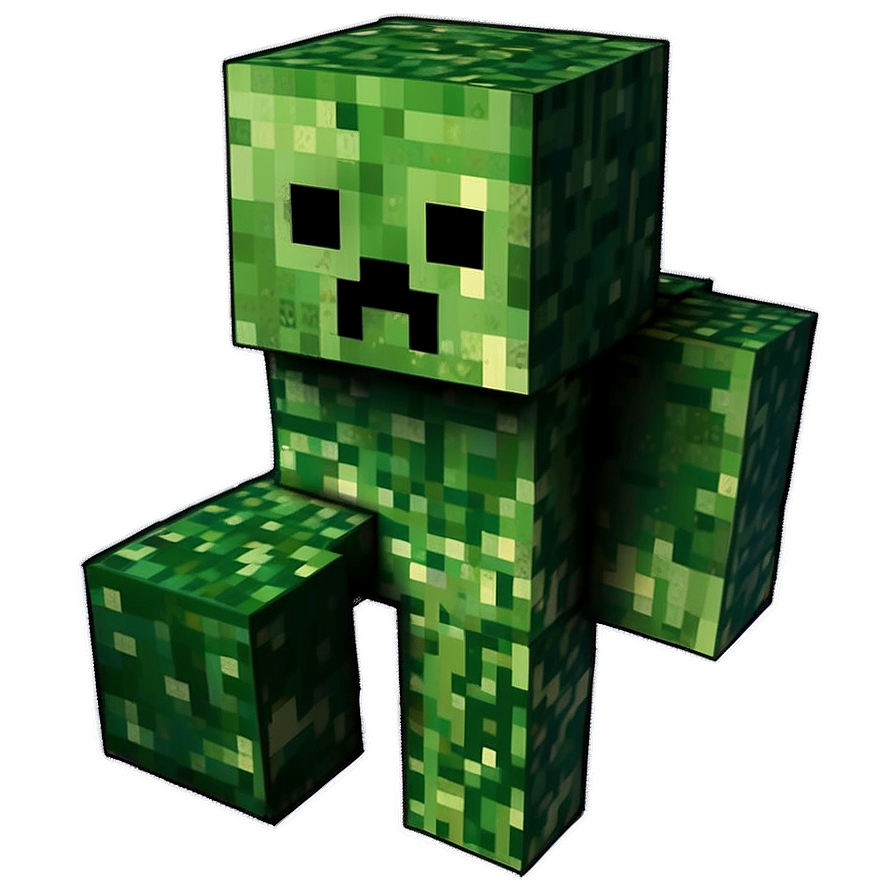 Creeper Minecraft Art Png Lhc17 PNG Image