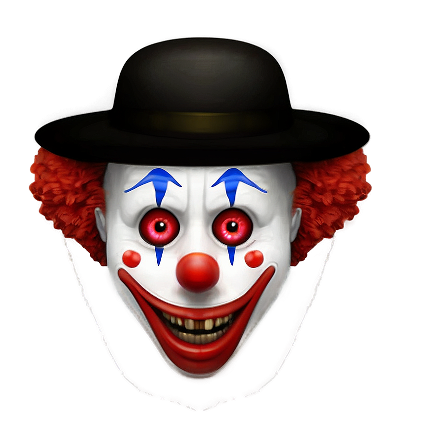 Creepy Clown Emoji Png Ajk5 PNG Image