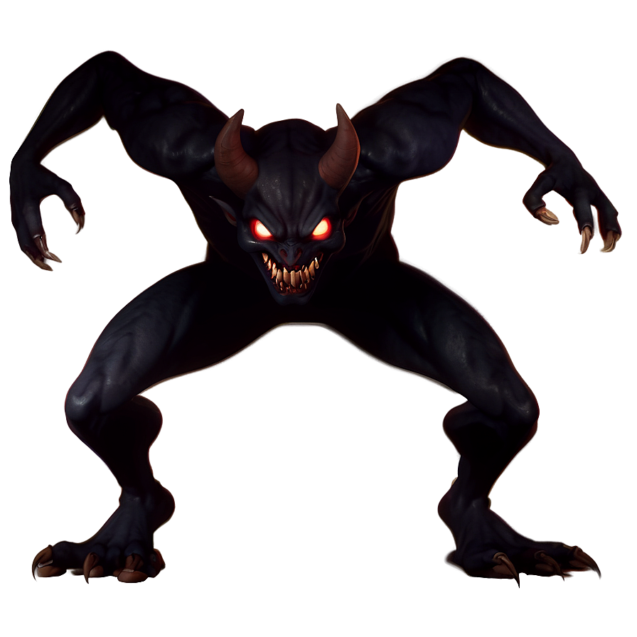 Creepy Devil Shadow Png Qac39 PNG Image