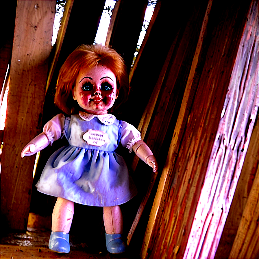 Creepy Doll In Attic Png Tiq81 PNG Image