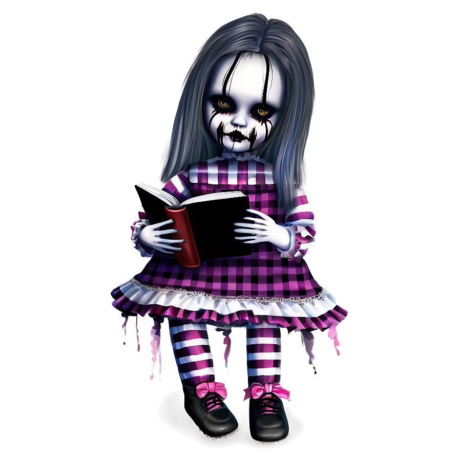 Creepy Doll With Book Png 82 PNG Image