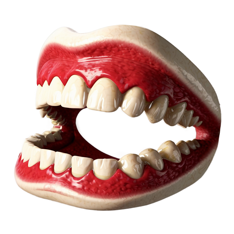 Creepy Grin Mouth Png 06212024 PNG Image