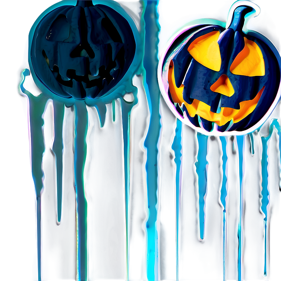 Creepy Jack O Lantern Art Png Dal PNG Image