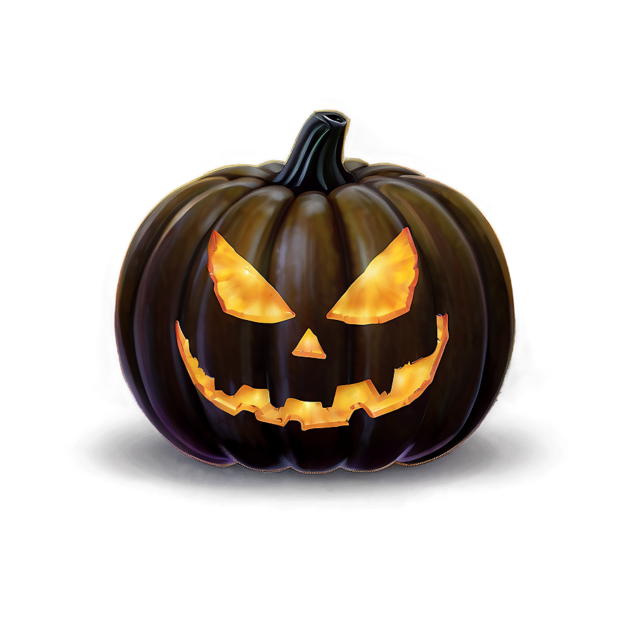 Creepy Jack O Lantern Art Png Uef PNG Image