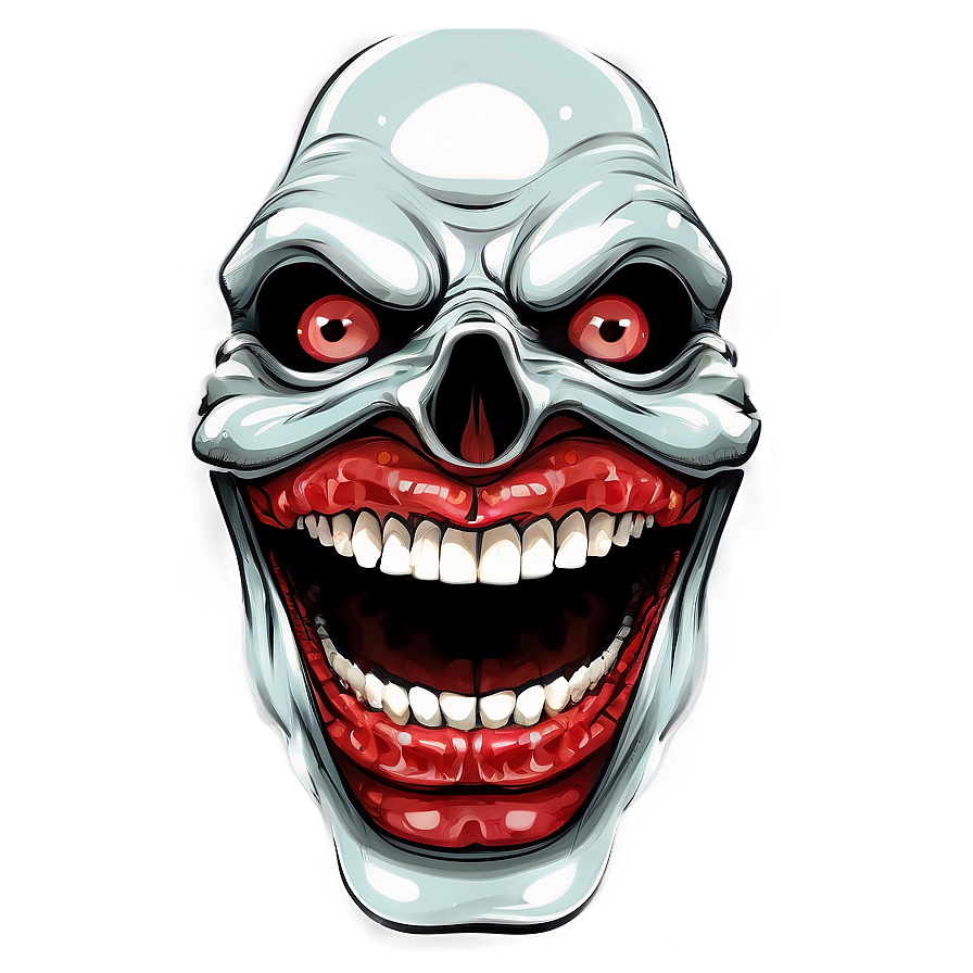 Creepy Mouth Illustration Png Fty55 PNG Image