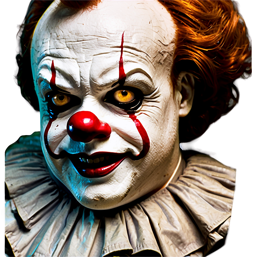 Creepy Pennywise Face Png Qcs PNG Image