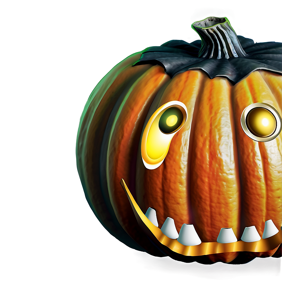 Creepy Smiling Pumpkin Png 05242024 PNG Image