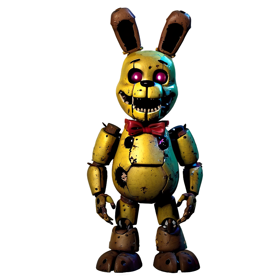 Creepy Springtrap Model Png Skx PNG Image