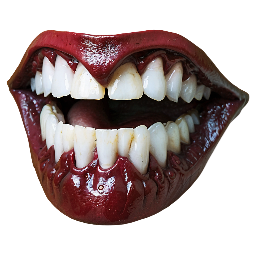 Creepy Vampire Fangs Png 2 PNG Image