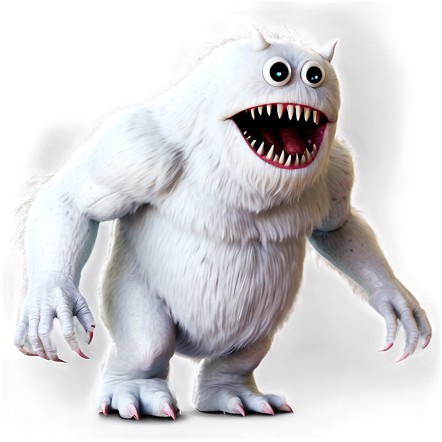 Creepy White Monster Art Png Ung11 PNG Image