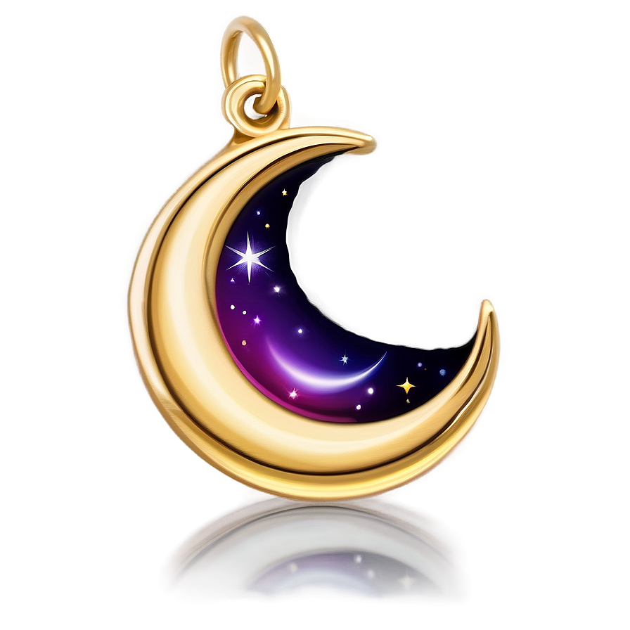 Crescent Moon Charm Png Pnj99 PNG Image