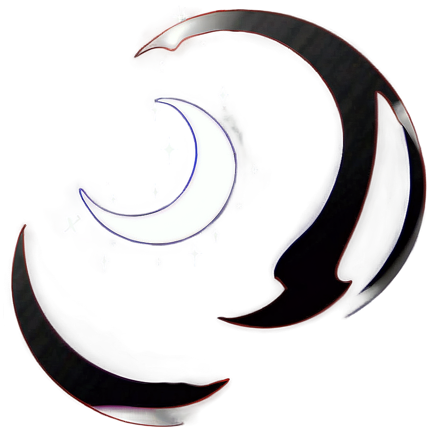 Crescent Moon Outline Png 73 PNG Image