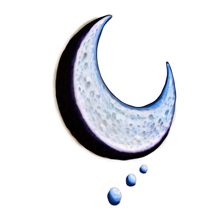 Crescent Moon Reflection Png Eto8 PNG Image