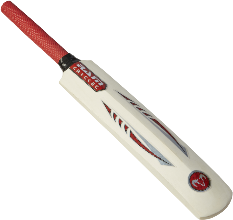 Cricket Bat Red Grip PNG Image