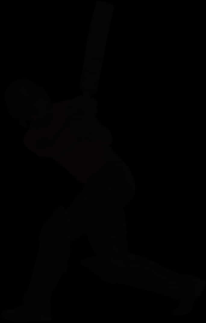 Cricket Batsman Silhouette.jpg PNG Image