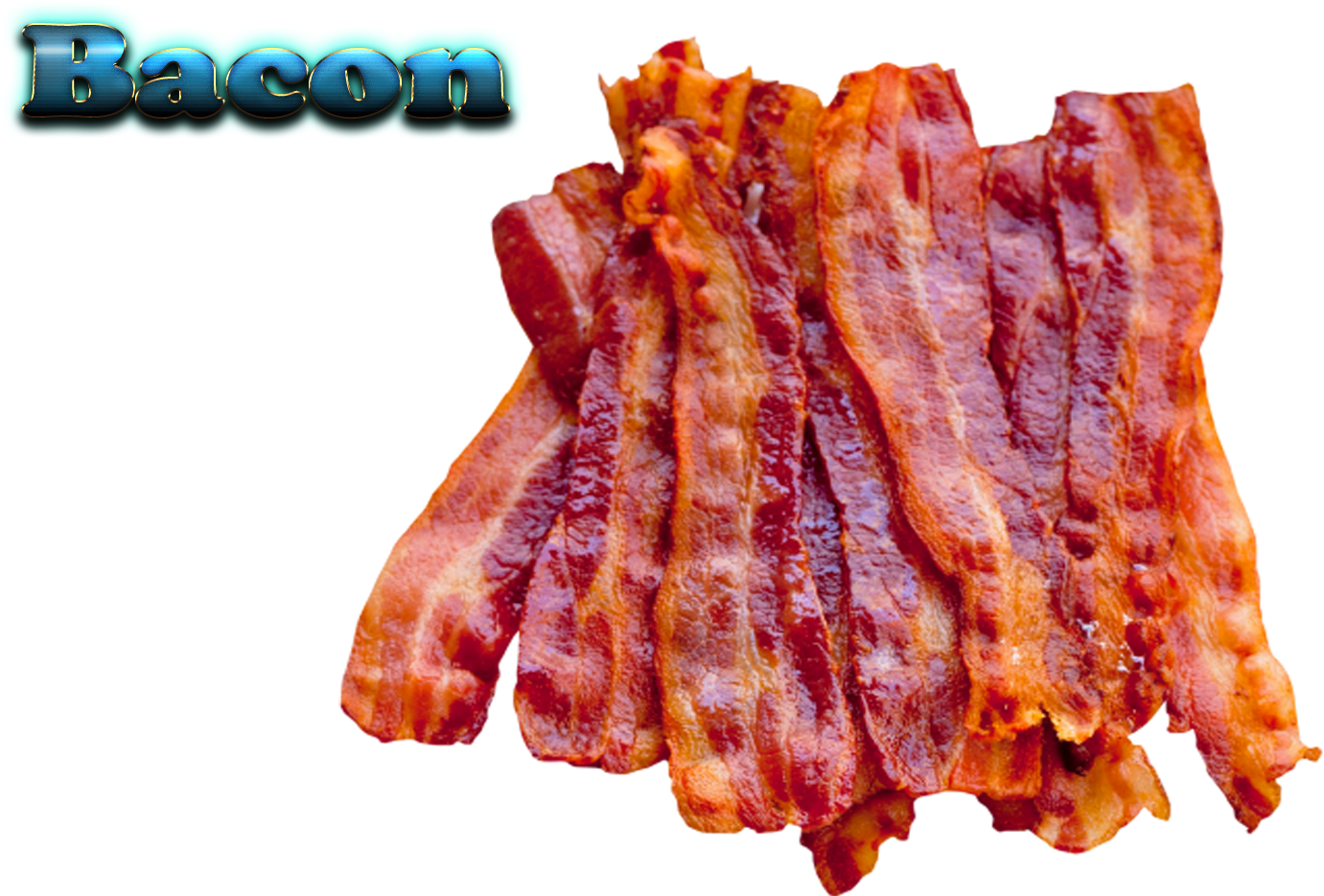 Crispy Bacon Strips PNG Image