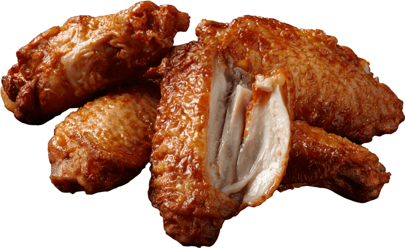 Crispy Chicken Wings Transparent Background.png PNG Image