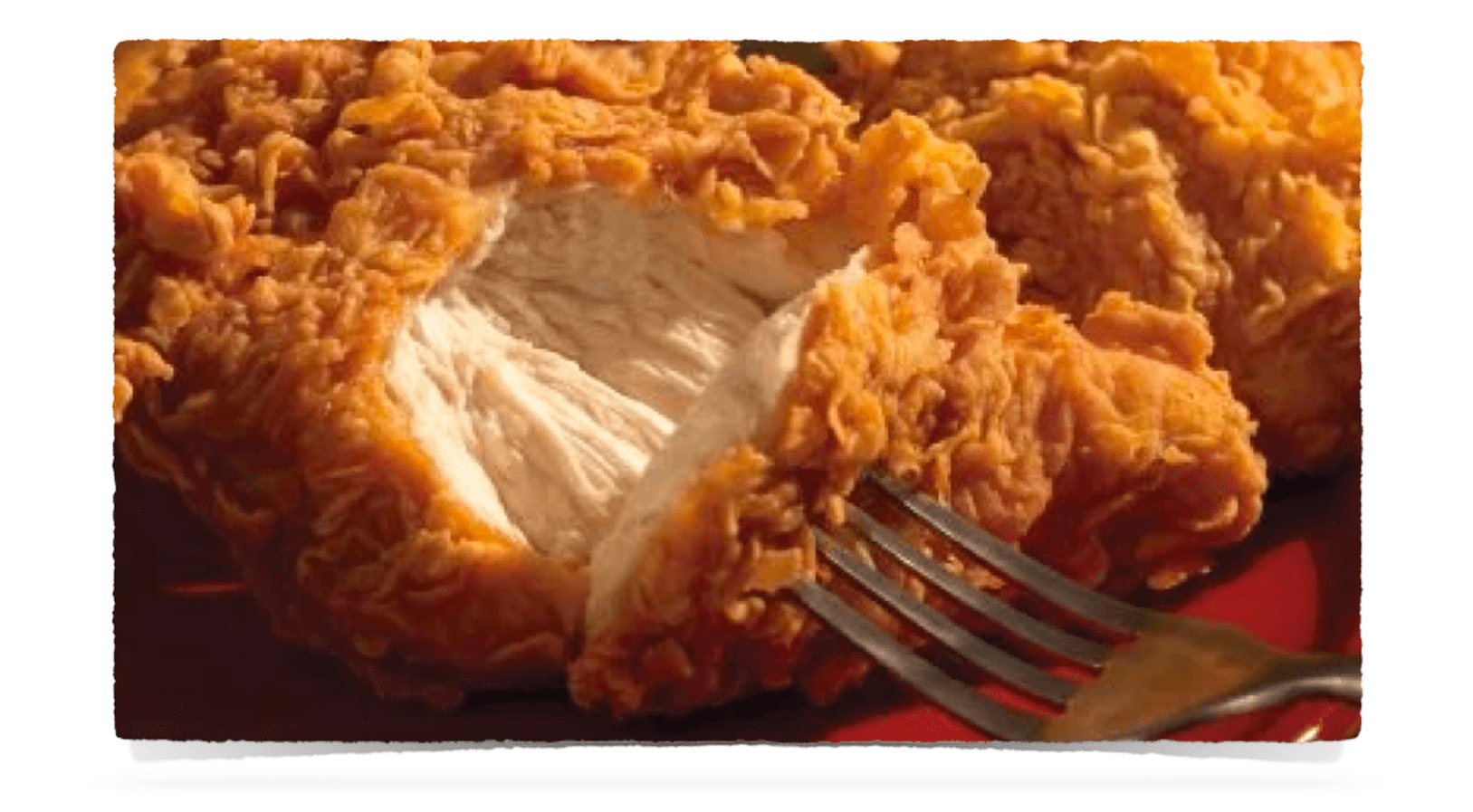 Crispy Fried Chicken Piece PNG Image