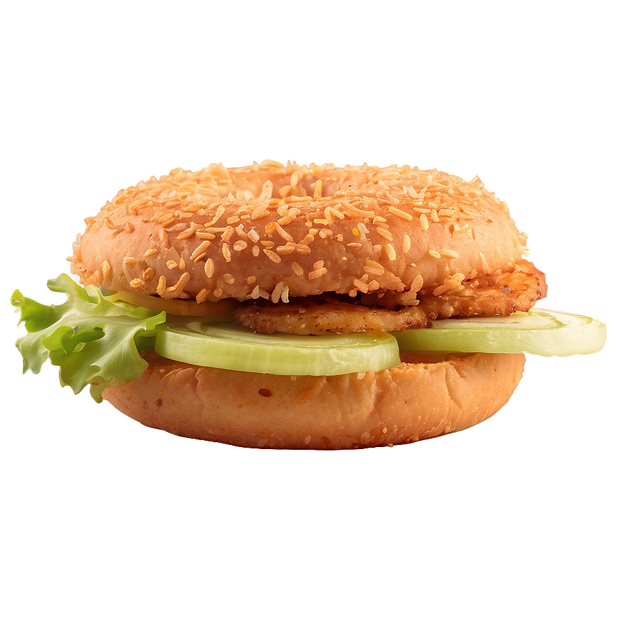 Crispy Onion Ring Burger Png 06242024 PNG Image