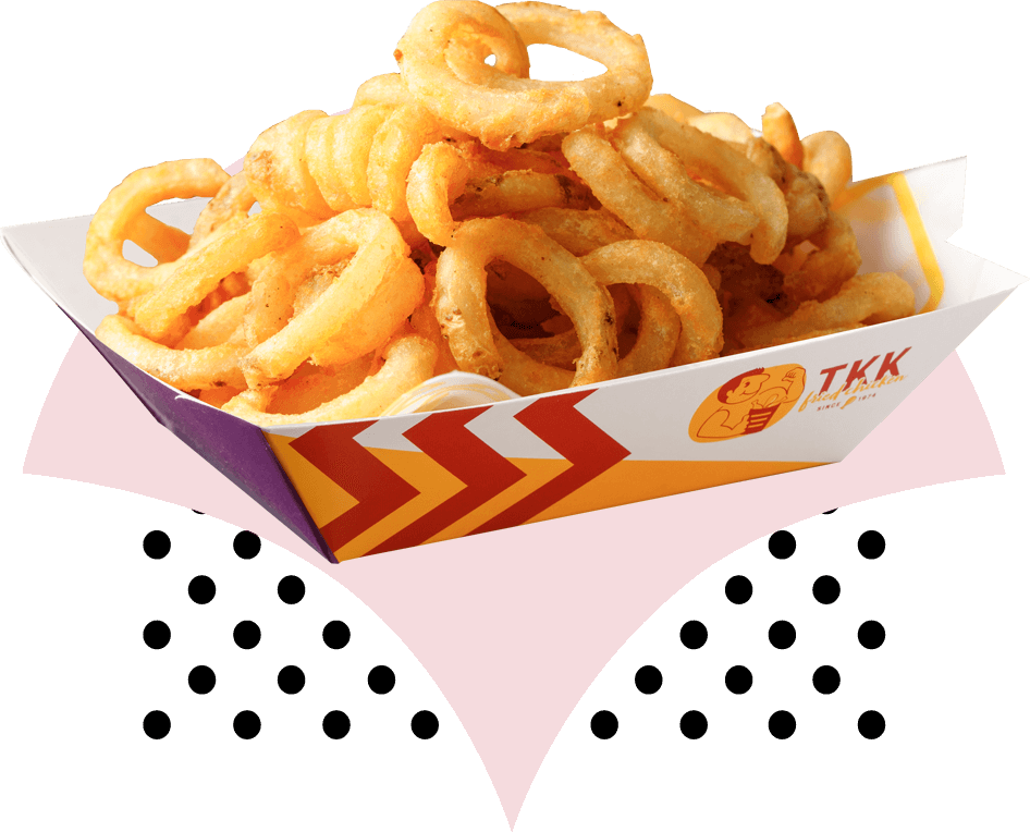 Crispy Onion Rings Fast Food Snack PNG Image