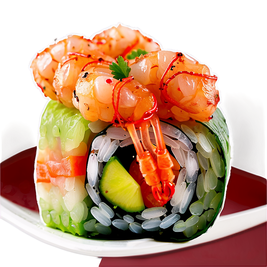 Crispy Shrimp Sushi Png 05212024 PNG Image