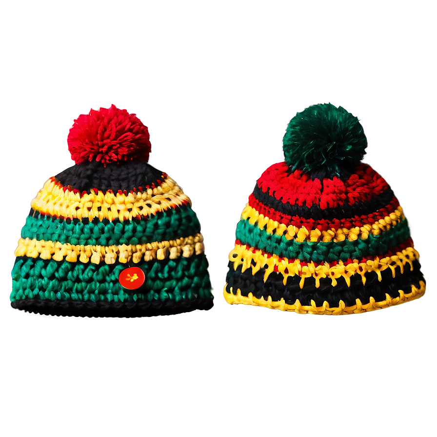 Crochet Rasta Hat Art Png Xqw PNG Image