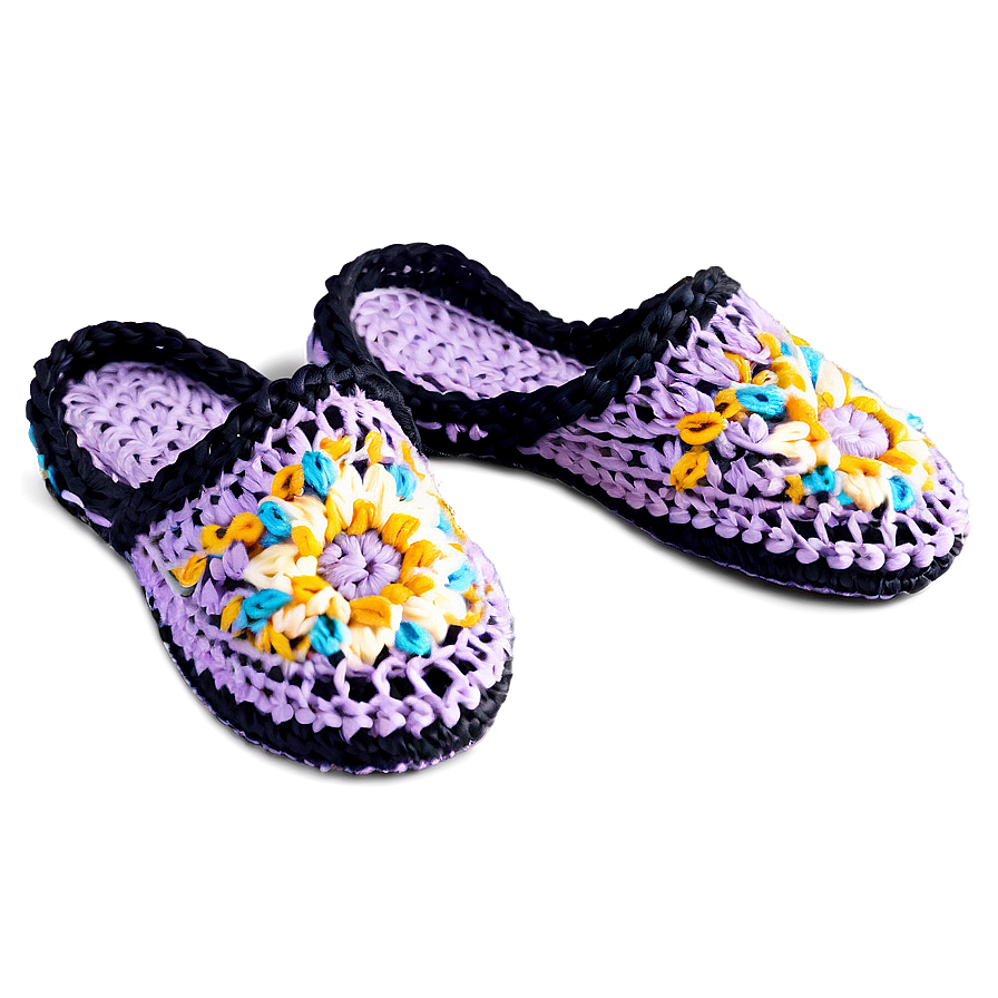 Crochet Slippers Png Nck PNG Image