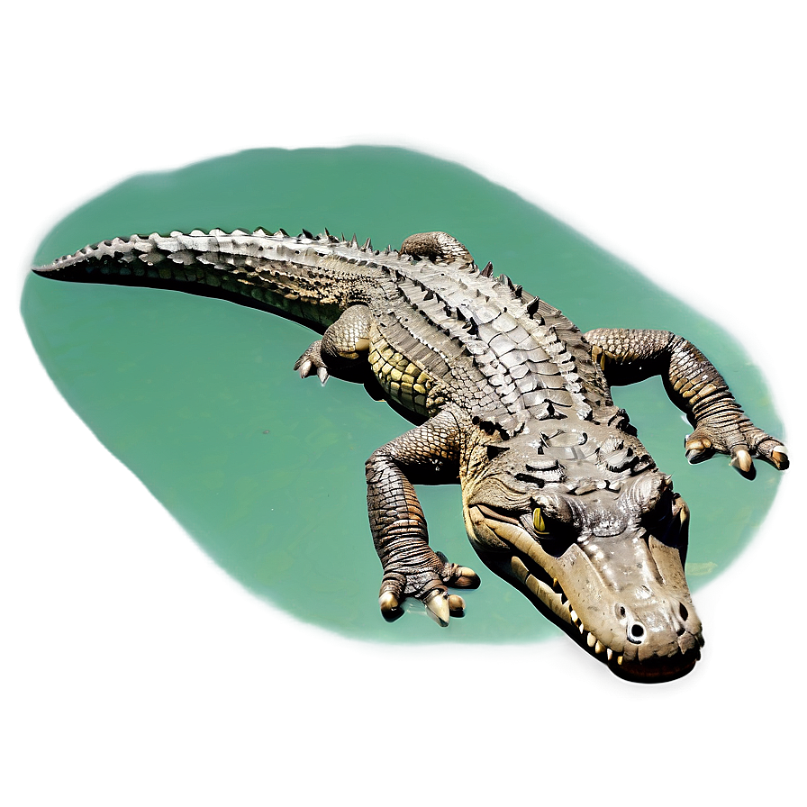 Crocodile In Swamp Png Nyr8 PNG Image