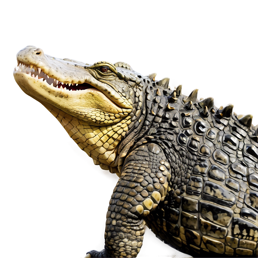 Crocodile Sunbathing Png Qls PNG Image