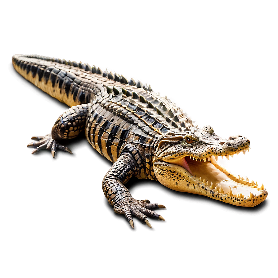 Crocodile Warning Sign Png Qat43 PNG Image