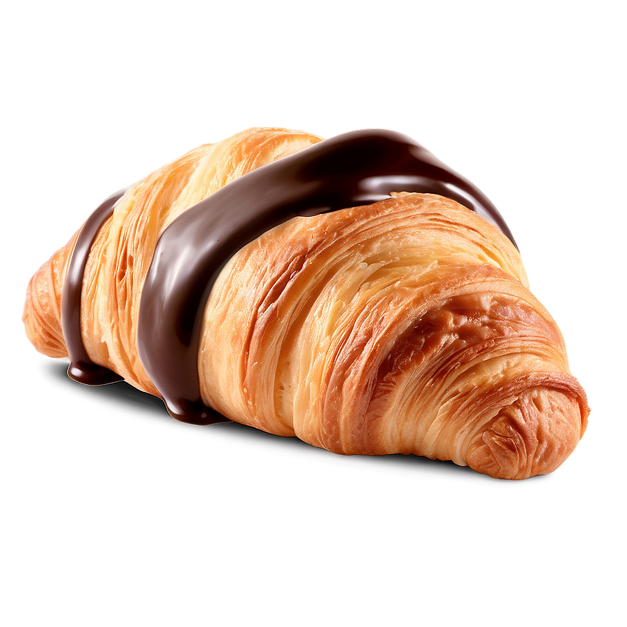 Croissant With Chocolate Spread Png 24 PNG Image