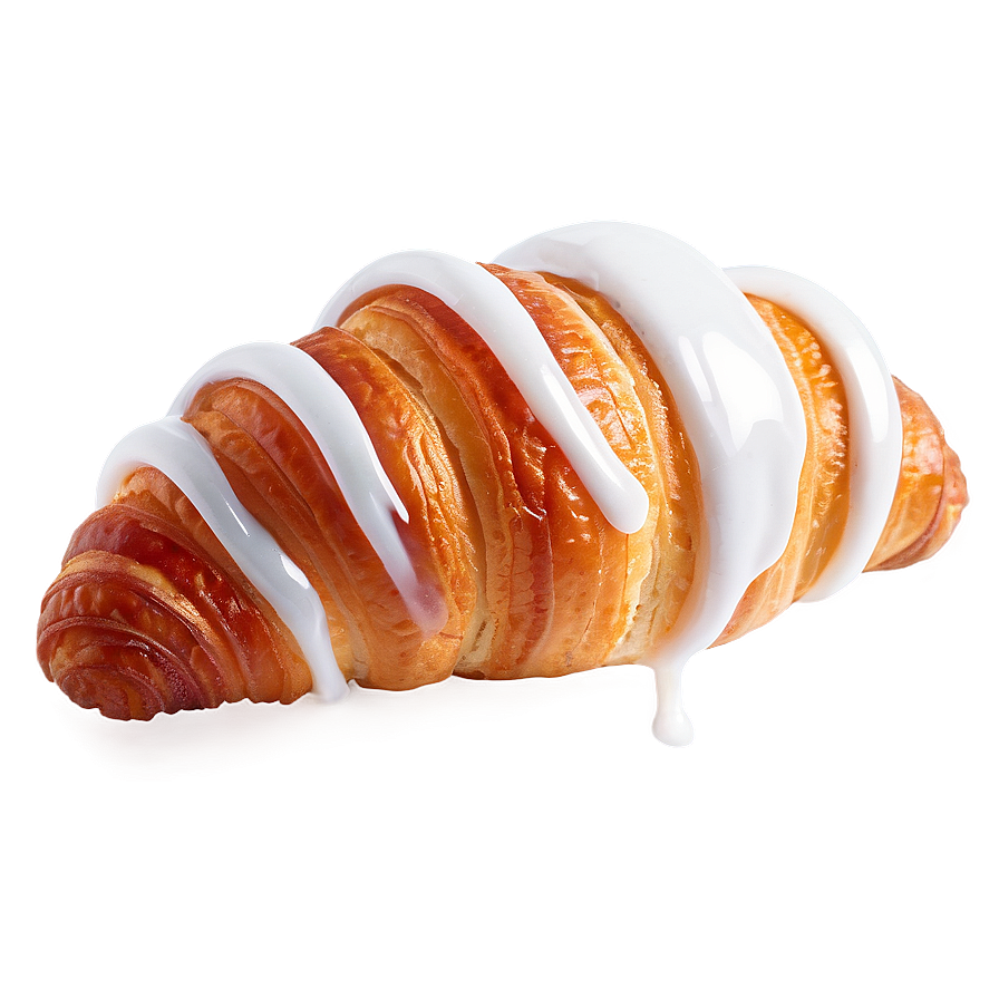 Croissant With Icing Png 56 PNG Image