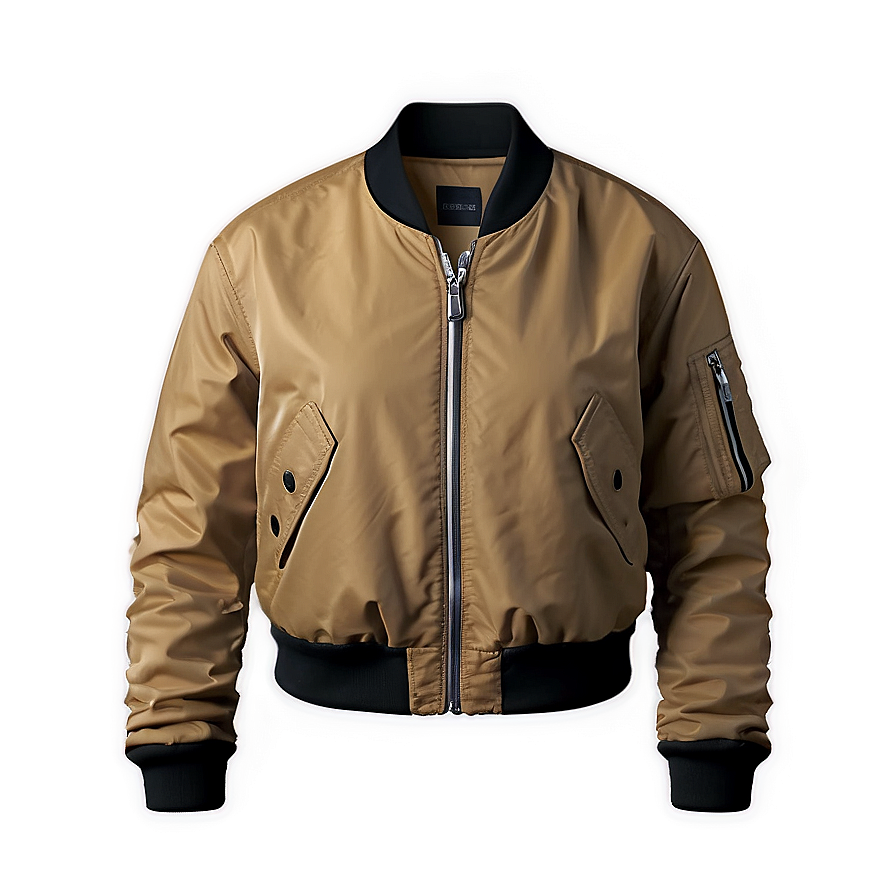 Cropped Bomber Jacket Png 36 PNG Image