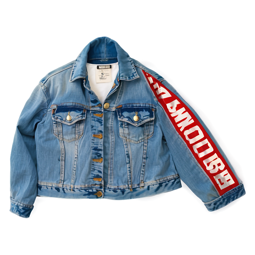 Cropped Jean Jacket Png Vam PNG Image