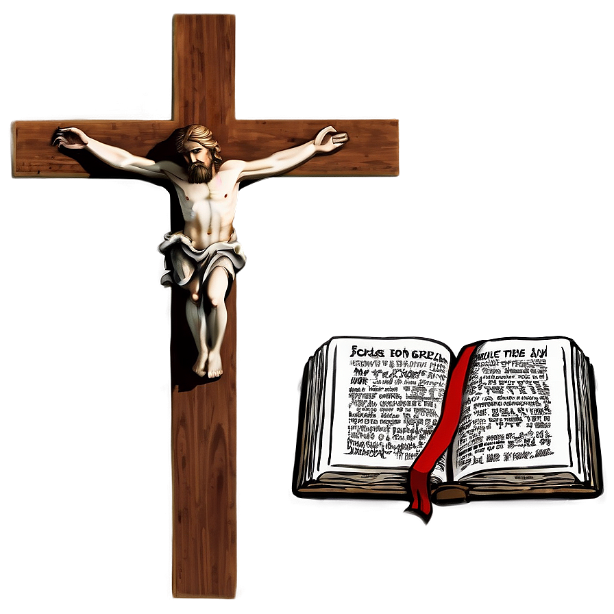 Cross And Bible Png 47 PNG Image