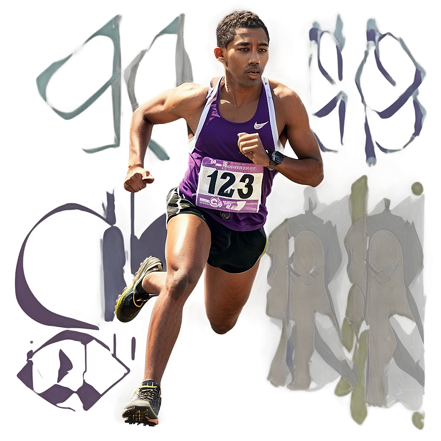 Cross Country Runner Scenery Png Xwx PNG Image