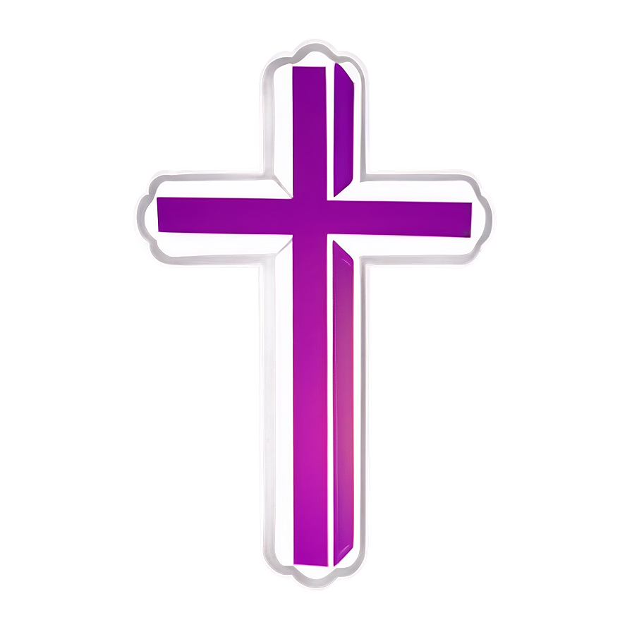 Cross Outline Art Png 23 PNG Image