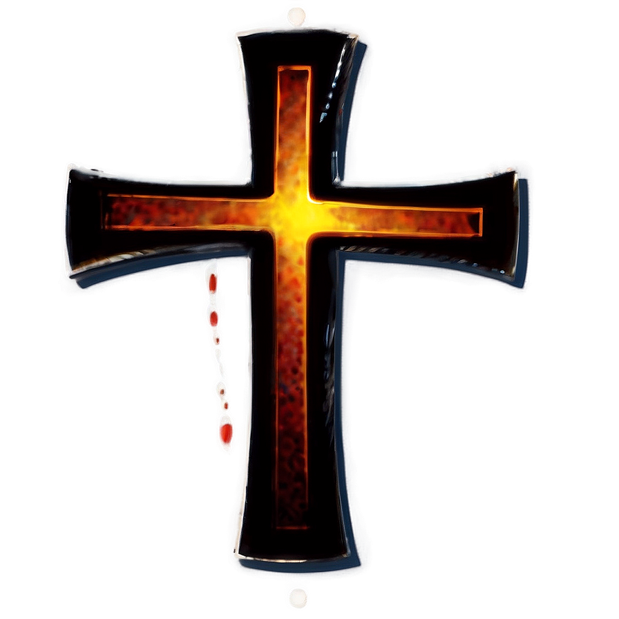 Cross Outline D PNG Image