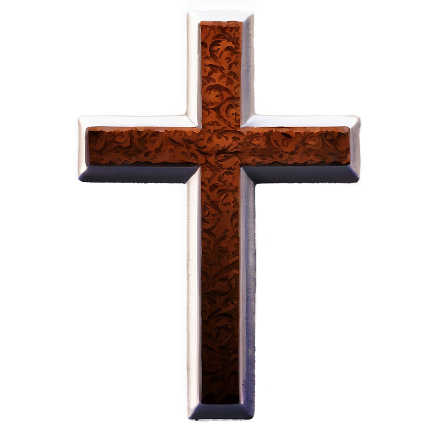 Cross Outline Design Png Len9 PNG Image