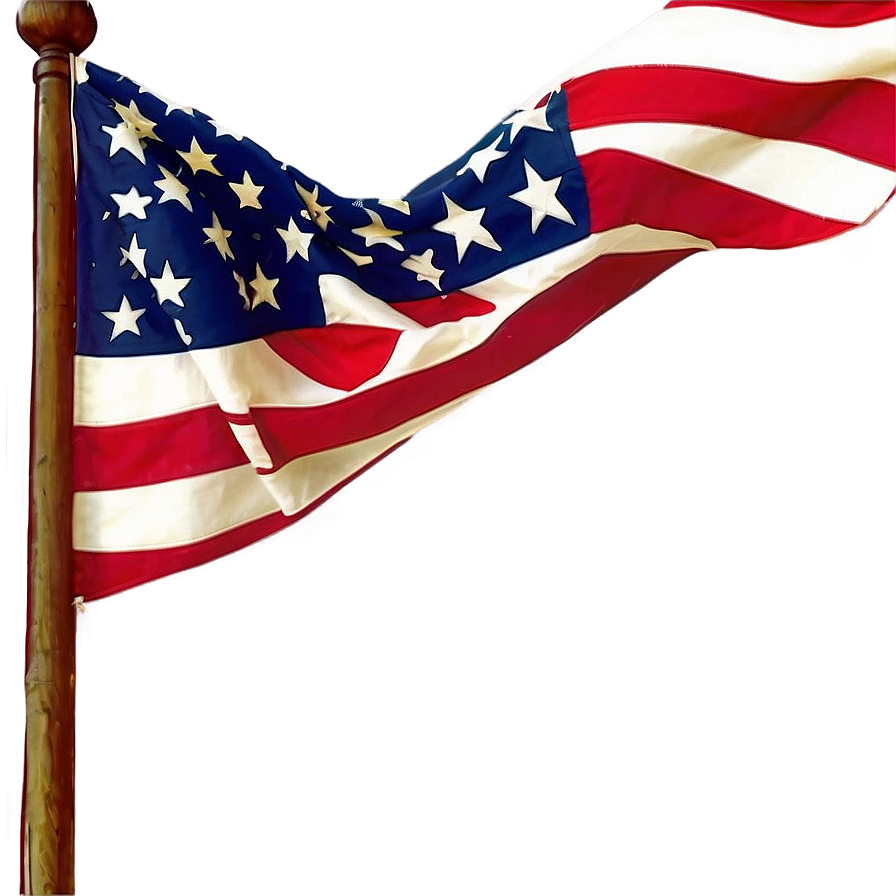 Crossed American Flags Png Image 2 PNG Image