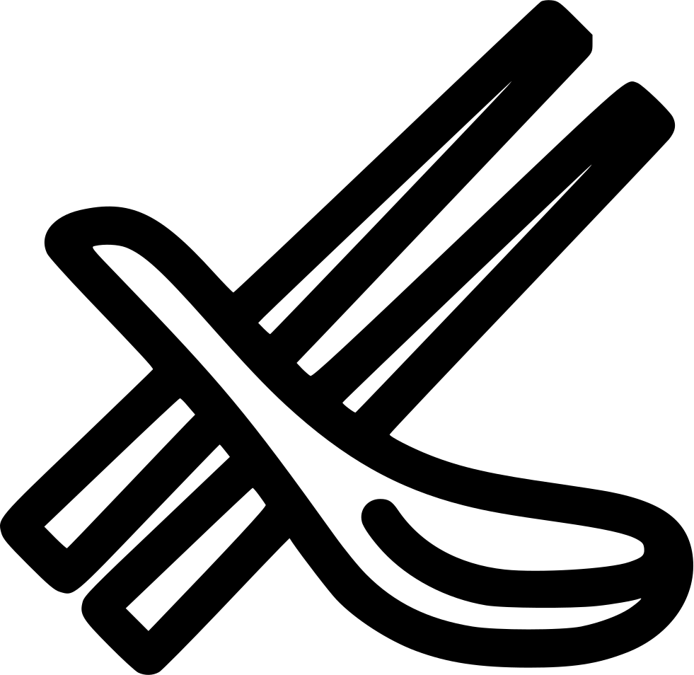 Crossed Chopsticks Graphic PNG Image