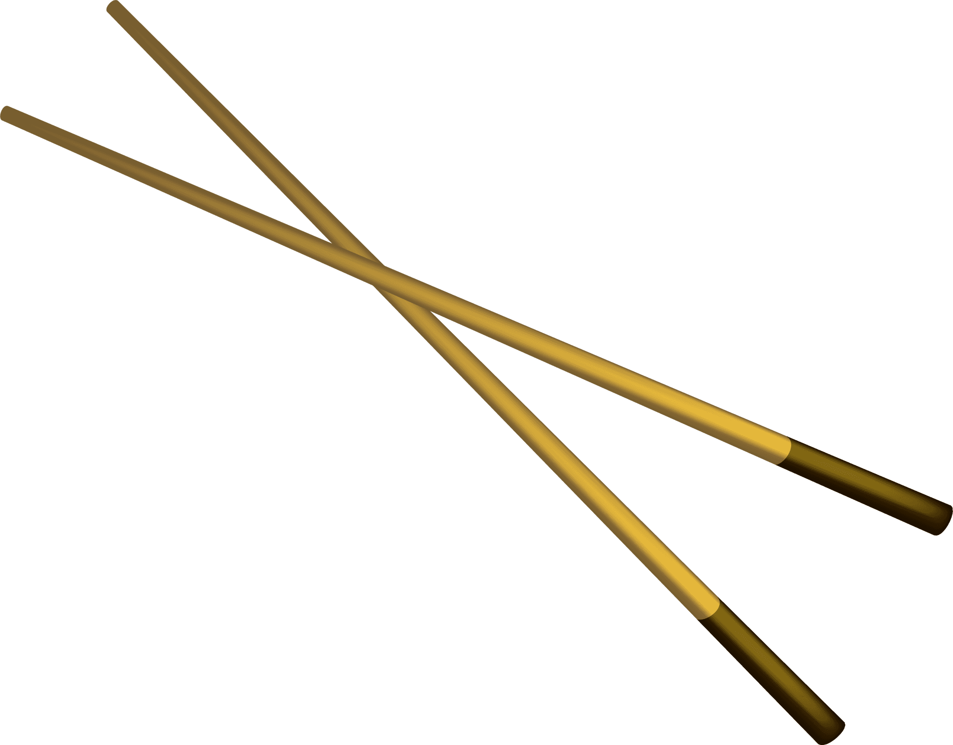 Crossed Chopsticks Graphic PNG Image