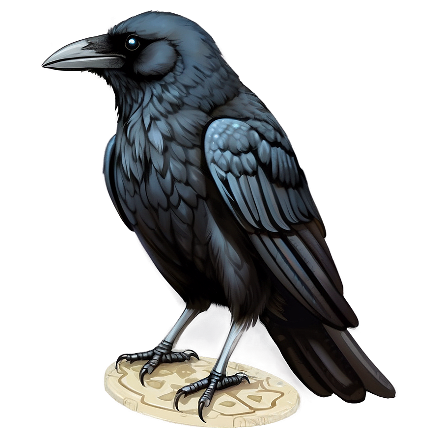 Crow Illustration Png 05232024 PNG Image