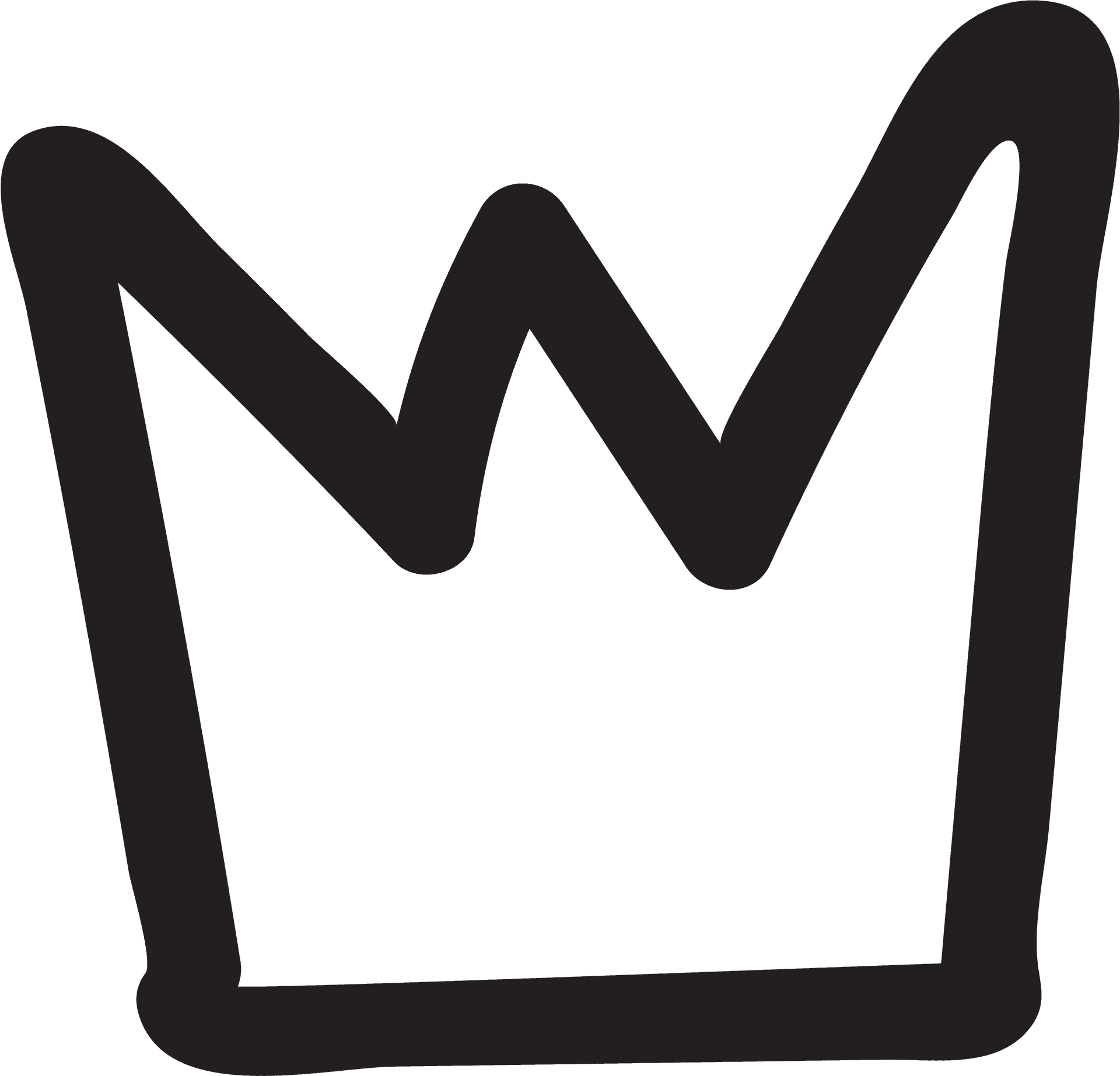 Crown Icon Graphic PNG Image