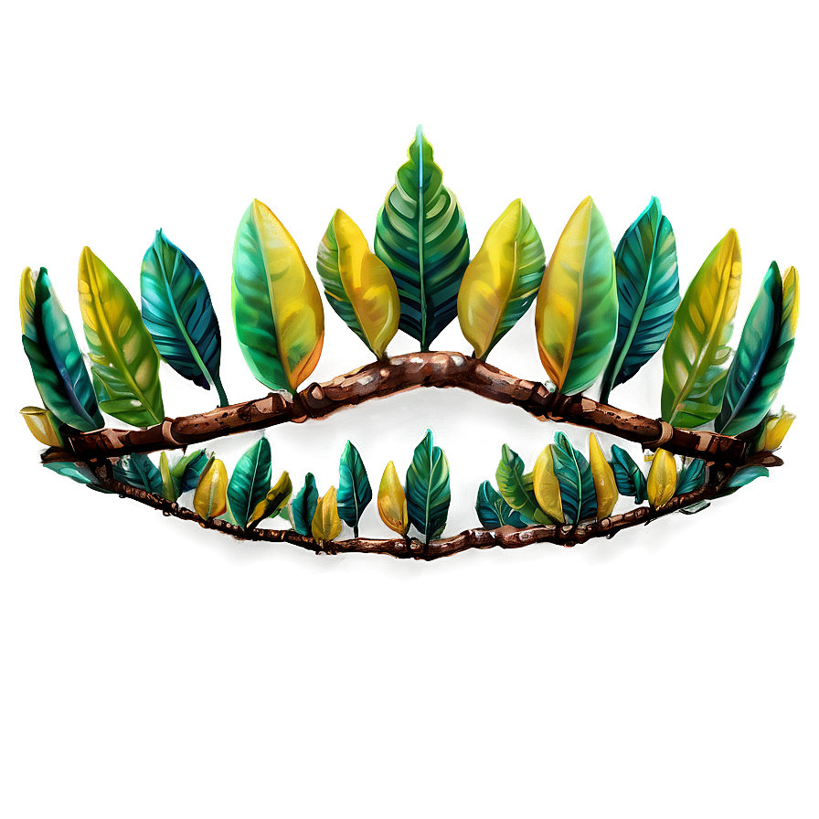 Crown Of Leaves Png Aqq PNG Image