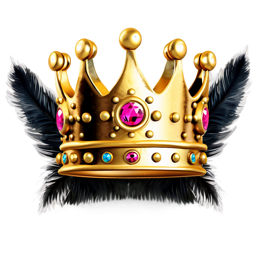 Crown With Feathers Png 8 PNG Image